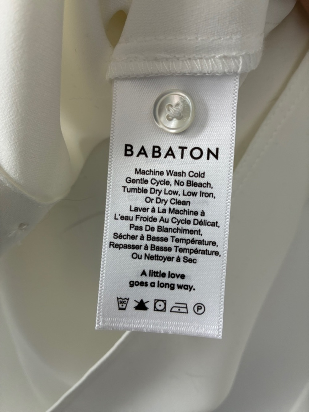 Babaton Size S Akira Blouse - Crisp White - Picture 6 of 7